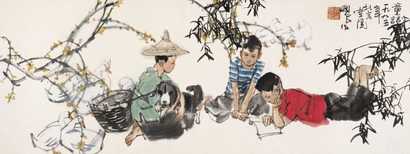 史国良 1995年作 童话 镜心